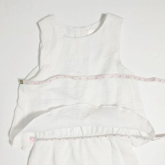 J.O.A. Layered Romper Button Back Detail BC5266 S - Picture 9 of 10